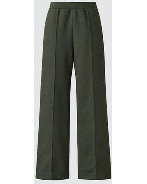 Uniqlo Sweat Straight Trousers (Longer) - Green