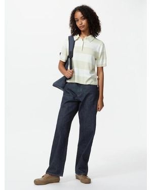 Uniqlo Vaquero Recto - Naranja