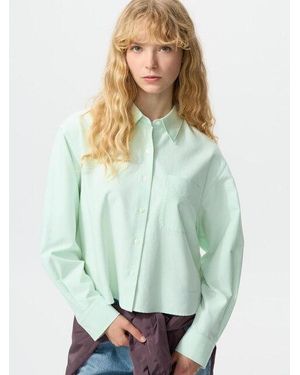 Uniqlo Oxford Boxy Shirt - Green