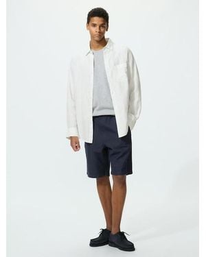 Uniqlo Linen Blend Shorts - White