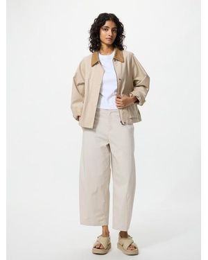 Uniqlo Barrel Ankle Trousers - White