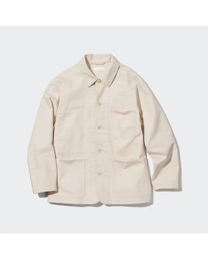 Uniqlo Denim Utility Jacket - Natural