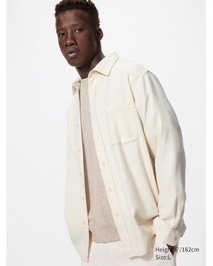 Uniqlo Camisa Franela - Neutro