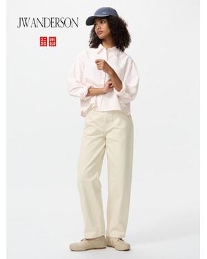 Uniqlo Baggy Jeans - White