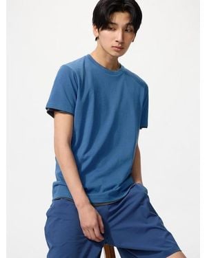 Uniqlo Dry Colour Crew Neck T-Shirt - Blue