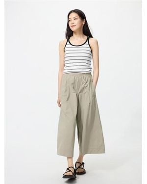 Uniqlo Nylon Culottes - Natural