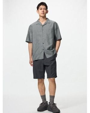 Uniqlo Linen Blend Shorts - Green