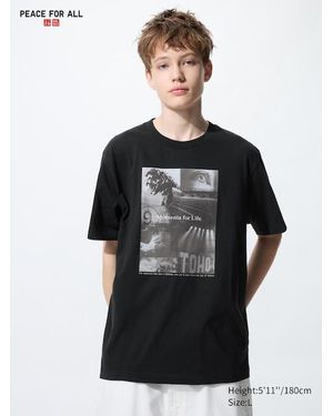 Uniqlo Peace For All T-Shirt (Toho Co. Ltd. - Black