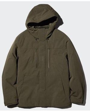 Uniqlo Hybrid Recycled Down Parka - Green