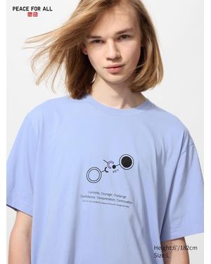 Uniqlo Peace For All Graphic T-Shirt (Honjo) - Blue