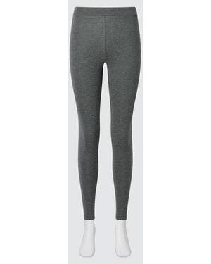 Uniqlo Heattech Extracálido Leggings Térmicos Cashmere Mezcla - Gris