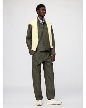 Uniqlo Vaquero Barrel - Verde