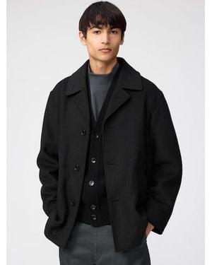 Uniqlo Giacca Misto Lana - Nero
