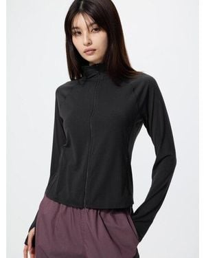 Uniqlo Ultra Stretch Active Full-Zip Jacket - Black