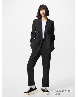 Uniqlo Pantalón Smart Tobillero - Negro