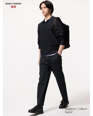 Uniqlo Pantaloni Tuta Dry Elasticizzati - Nero