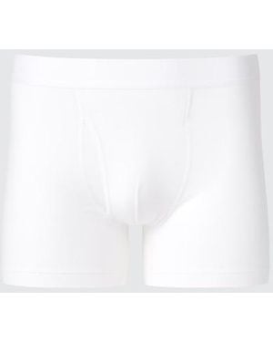 Uniqlo Cotton Boxer Briefs (Regular Rise) - White