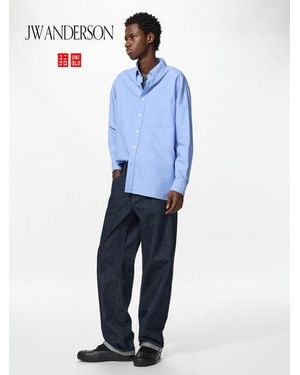 Uniqlo Vaquero Selvedge Recto (Largo) - Azul