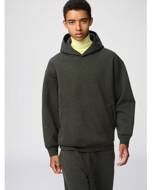 Uniqlo Sweat Oversized Pullover Hoodie - Green