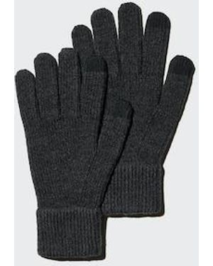 Uniqlo Heattech Knit Gloves - Black