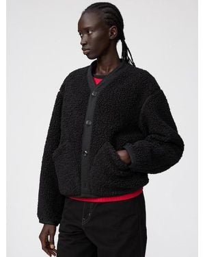 Uniqlo Fleece Short Jacket - Black