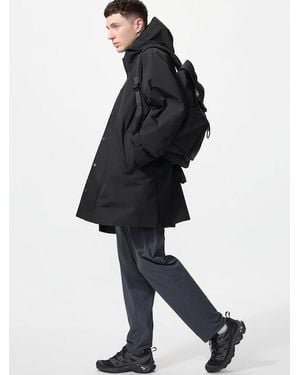 Uniqlo Blocktech Abrigo - Negro
