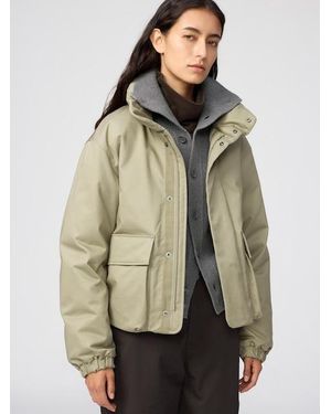 Uniqlo Hybrid Down Short Jacket - Green