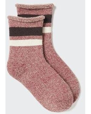Uniqlo Heattech Calcetines Térmicos - Rosa