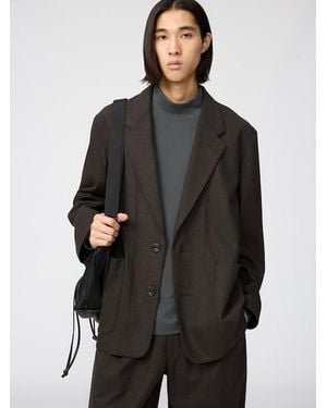 Uniqlo Jersey Tailored Jacket - Black
