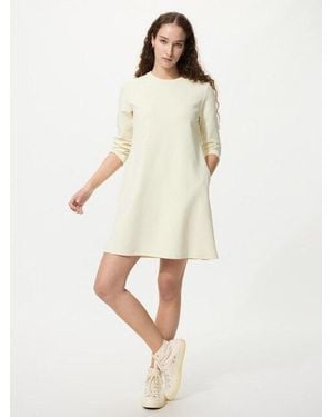 Uniqlo Jersey A-Line Dress - Natural