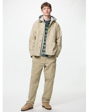 Uniqlo Cargohose - Natur