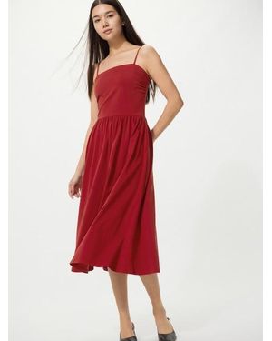 Uniqlo Airism Cotton Camisole Bra Dress - Red