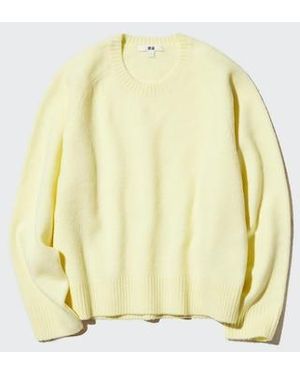 Uniqlo Soufflé Yarn Crew Neck Jumper - Metallic