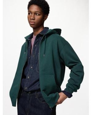 Uniqlo Sweat Full-Zip Hoodie - Blue