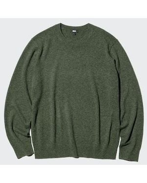 Uniqlo 100% Cashmere Crew Neck Jumper - Green