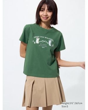 Uniqlo Mofusand Ut Graphic T-Shirt - Green