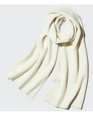 Uniqlo Soufflé Yarn Knit Stole - White