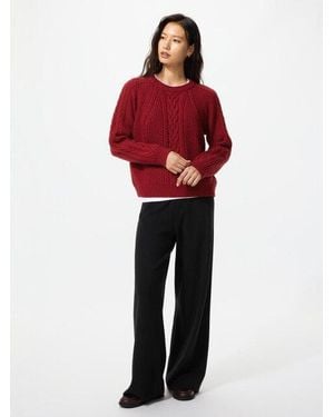Uniqlo Washable Knit Trousers (Smooth, Longer) - Black
