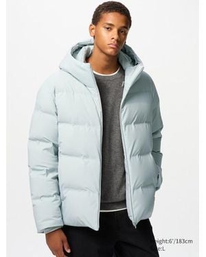 Uniqlo Seamless Down Daunenparka - Blau