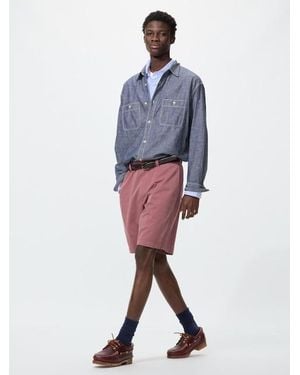 Uniqlo Pantalón Corto Chino - Azul