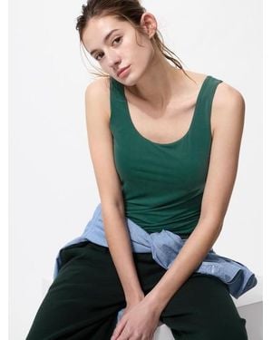 Uniqlo Airism Sleeveless Bra Top - Green