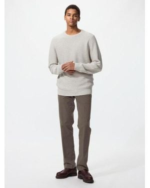 Uniqlo Airsense Trousers (Cotton-Like, Longer) - Brown