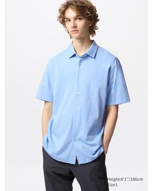Uniqlo Polo Airism Cotone - Blu