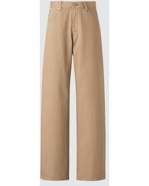 Uniqlo Wide Straight Jeans - Natural