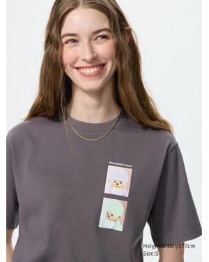 Uniqlo Monchhichi Ut Graphic T-Shirt - Purple