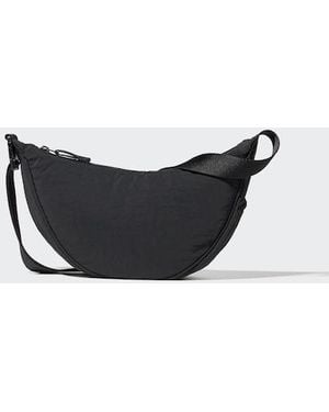 Uniqlo Mini Borsa A Tracolla Rotonda - Nero