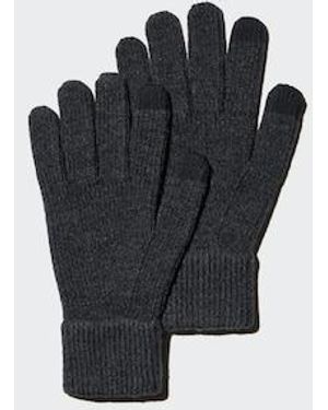 Uniqlo Heattech Knit Gloves - Black