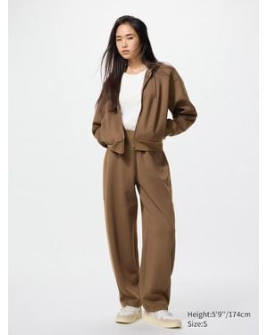 Uniqlo Pantalón Dry Curved - Marrón