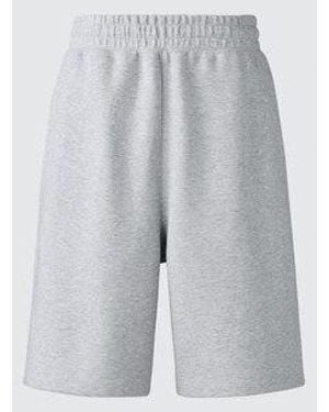Uniqlo Pantalón Corto Ancho - Gris