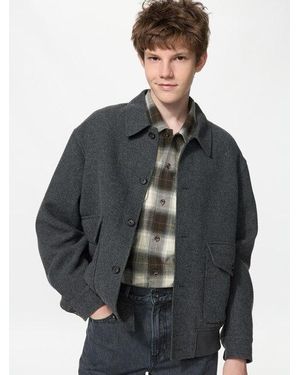 Uniqlo Short Blouson - Grey